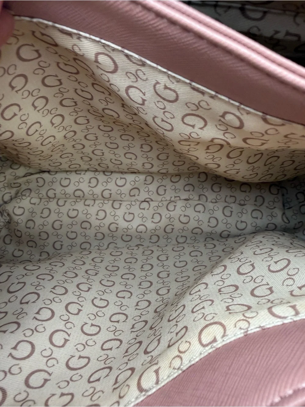 GUESS Pink Signature Logo Satchel
